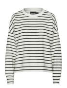Pcchilli Ls Sweat Stripes Noos Bc Cream Pieces