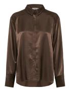 Kbblanca Shirt Brown Karen By Simonsen