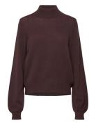 Mserika Knit Pullover Brown Minus
