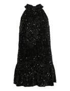 Vibelieve S/L Sequins Dress/Pty/Ka Black Vila