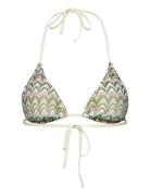 Amber Bel Bikini Top Green Becksöndergaard