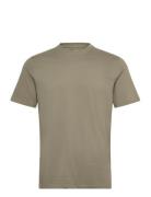 Classic Fit Knit T Shirt Khaki Hollister