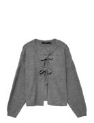 Vmboom Structure Ls O-Neck Tie Card Boo Grey Vero Moda