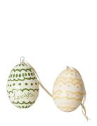 Easter Eggs In Papier Maché Patterned Lexington Home