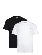 Ss Badge Tee 2Pk Black Calvin Klein Jeans