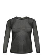 Kcflocku Blouse Black Kaffe Curve