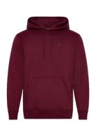 Tjm Reg S Flag Hoodie Burgundy Tommy Jeans