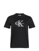 Hero Ss Classic Monologo Cneck T Black Calvin Klein Jeans