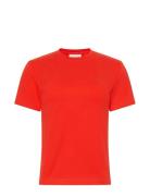 Ss Monogram Crew Tee Red Calvin Klein Jeans