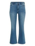 Kcflora Flared Full Lenght Jeans Blue Kaffe Curve