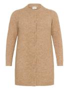 Kcruby Cardigan Beige Kaffe Curve