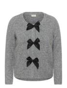 Kcmaia Knit Cardigan Grey Kaffe Curve
