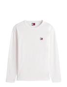 Tjm Reg Badge Tee Ls Cream Tommy Jeans