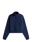Tjw Bxy S-Flag 1/4 Zip Navy Tommy Jeans