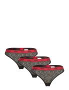 Triple Thong Lace Black HUGO
