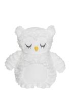Teddy Heaters, Owl, With Wavy Furr, White White Teddykompaniet