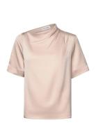 Lima Silk Tee Beige Ahlvar Gallery