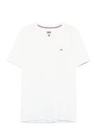 Tjm Original Jersey V Neck Tee White Tommy Jeans