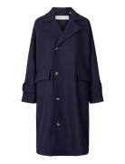 Johanne Coat - Wool Navy STUDIO FEDER