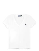 Cotton Jersey V-Neck Tee White Polo Ralph Lauren