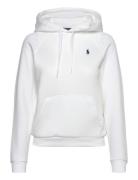 Shrunken Fit Fleece Hoodie White Polo Ralph Lauren