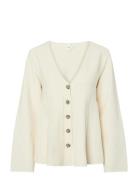 Yasmikla Ls Knit Cardigan S. Noos Cream YAS