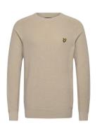 Engineered Rib Crew Neck Beige Lyle & Scott