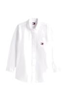 Tjw Ovs Badge Oxford Shirt Ext White Tommy Jeans