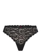 Thong Leo Lace Black HUGO