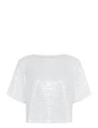 Kamiranda Sequin Blouse White Kaffe