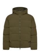 Down Hooded Puffer Jkt Khaki Tommy Hilfiger