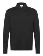 Ls Supima Cotton Solid Polo Black Calvin Klein