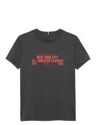 Nyc Print Graphic Tee Ss Grey Tommy Hilfiger