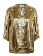 Slmirmir Amily Blouse 3/4 Gold Soaked In Luxury