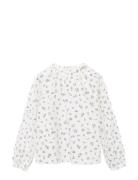 Floral Cotton T-Shirt Cream Mango