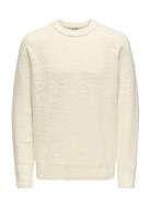 Onsdale Life Rlx Ls Raglan Knit Cream ONLY & SONS