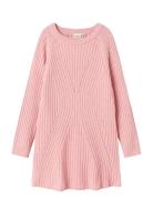 Nkfrikine Ls Knit Dress Pb Pink Name It
