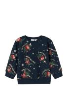 Nmmroka Ls Nreg Sweat Bru Box Navy Name It