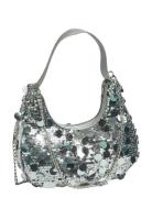 Pcmaddie Sequins Shoulder Bag Silver Pieces