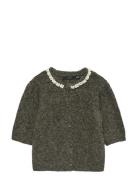 Vmocean 2/4 O-Neck Jewellery Cardigan Grey Vero Moda