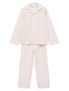 Striped Long Pyjamas Pink Mango