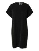 Slfover D Sandra Ss Short Dress Black Selected