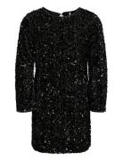 Kogconfidence Life Ls Seq Flrd Dress Jrs Black Kids Only