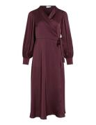 Vienna Ravenna Ankle Wrap Dress-Noos/Dc Burgundy Vila