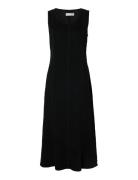 Slfsveja Sl Long Denim Dress Black Selected