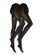 Tights 40 Den 2 Pack Mom Recyc Black Lindex
