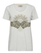 Mmnadine O-Ss Deco Tee White MOS MOSH