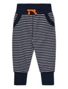 Long Pants Navy Beige Stripe Navy Geggamoja
