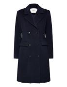 Rwtova Ls Coat Navy Rosemunde