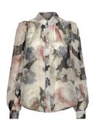 Organza Blouse Cream By Ti Mo